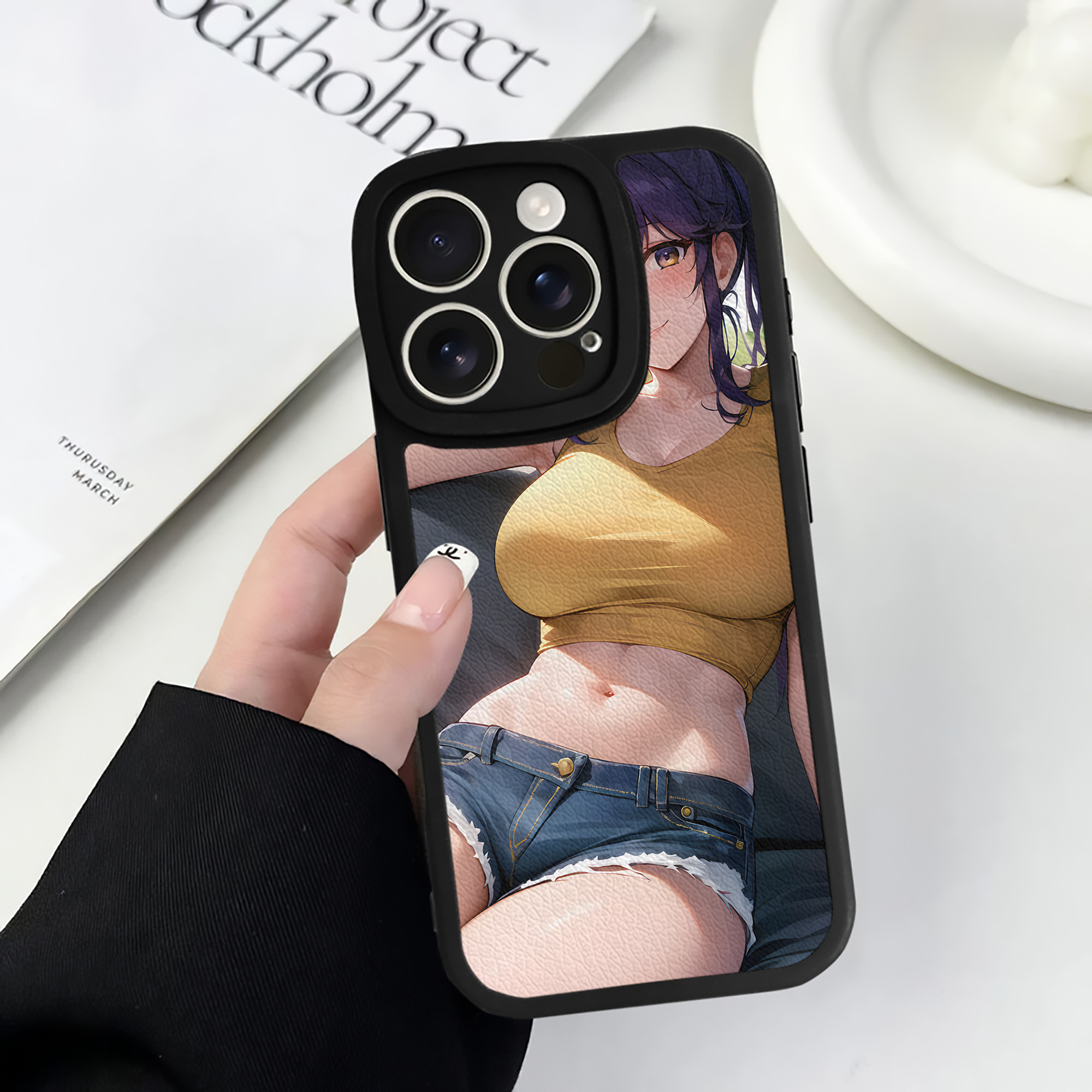 （画像用） EVA 新世紀エヴァンゲリオン 【iPhone 16シリーズ対応】シリコンスマホケース（レザー調） 材質：シリコン